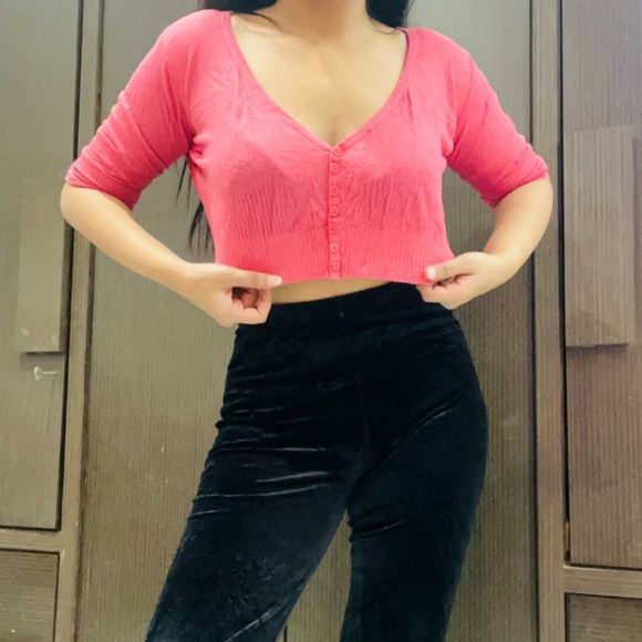 Pink crop top - Picture 4 of 4